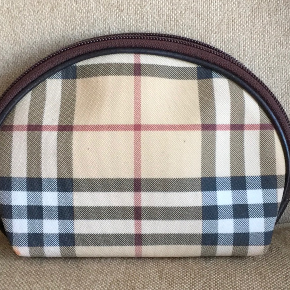 Burberry 7”x 5” clutch, makeup bag/small travel